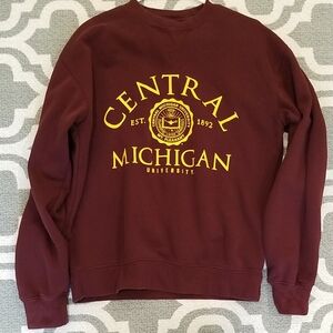 Central Michigan University Maroon Medium Sweater